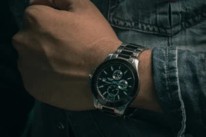 mans write wearing a watch